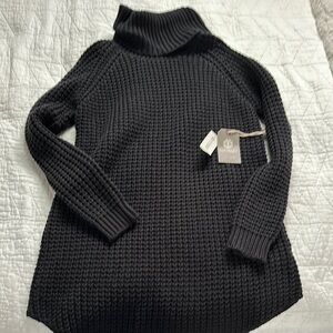 Element Black Turtleneck Sweater Dress